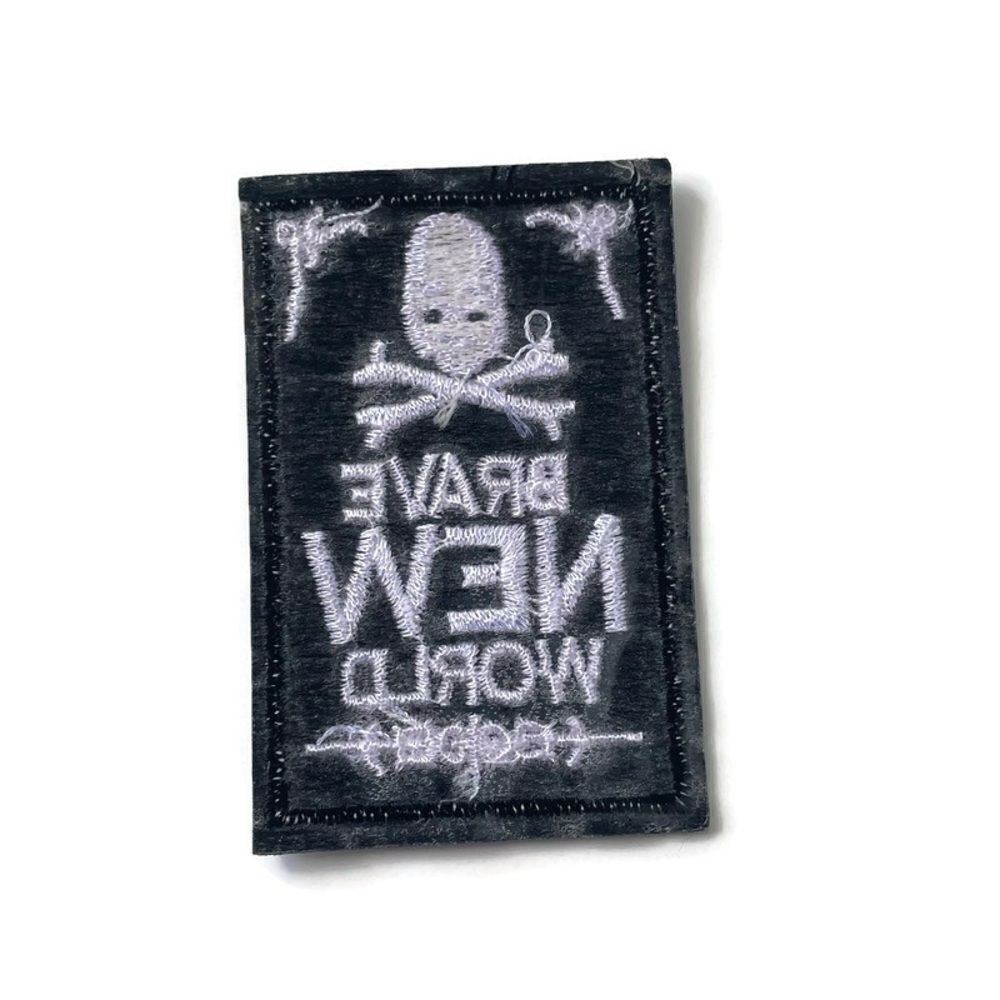 Brave New World Embroidered Patch - Picture 4 of 4
